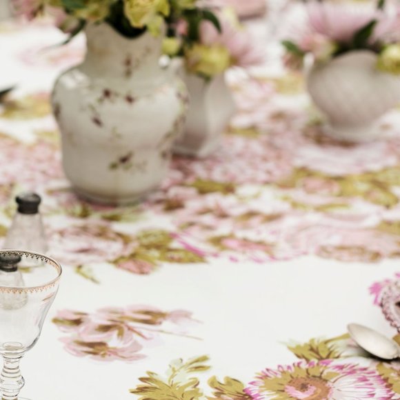 April Cornell Tablecloth Spring Gathering 54x54 - Picture 3 of 4